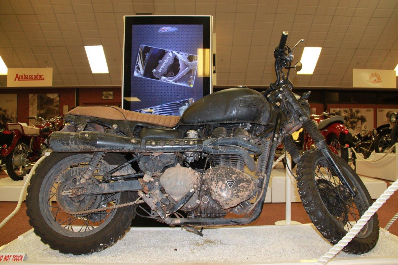 At Beck and call: Bike connoisseurs will be able to see David Beckham’s Triumph Bonneville