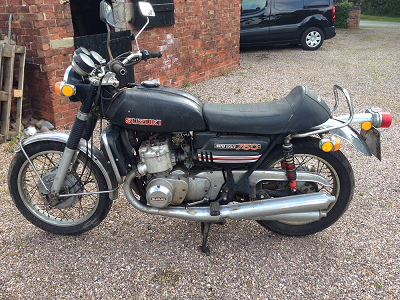 Mr Parker’s Suzuki GT750J Kettle sold for £3,794 more than his initial investment
