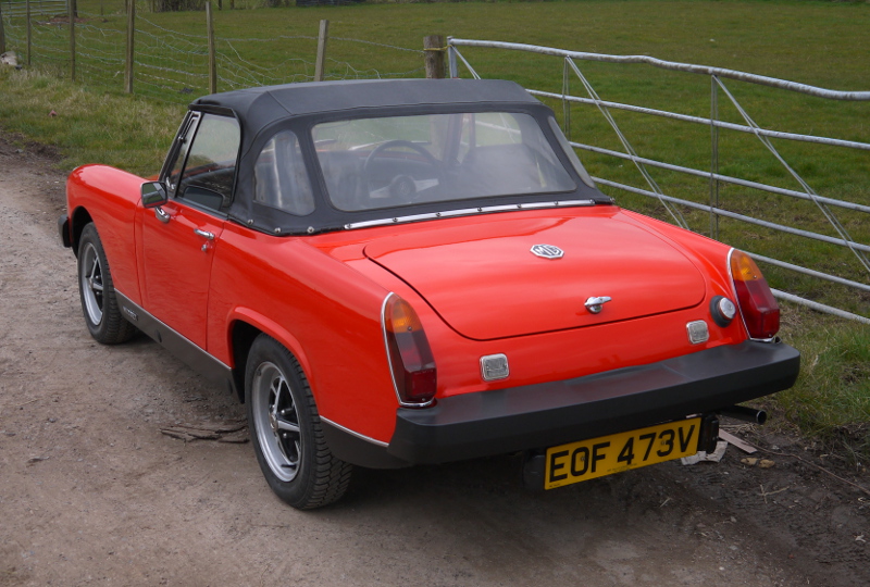 Red MG Midget