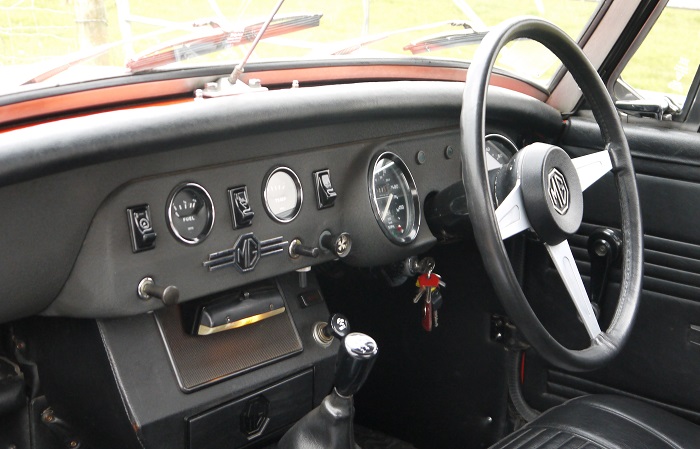 MG Midget Interior