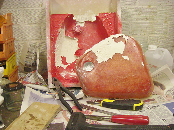 Mould removed from the moulding shape