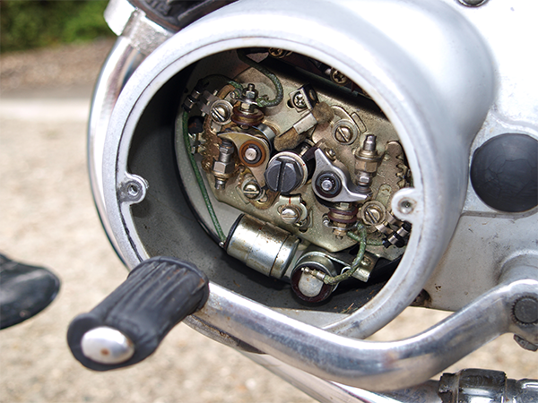 Picture of an motorcycle engine