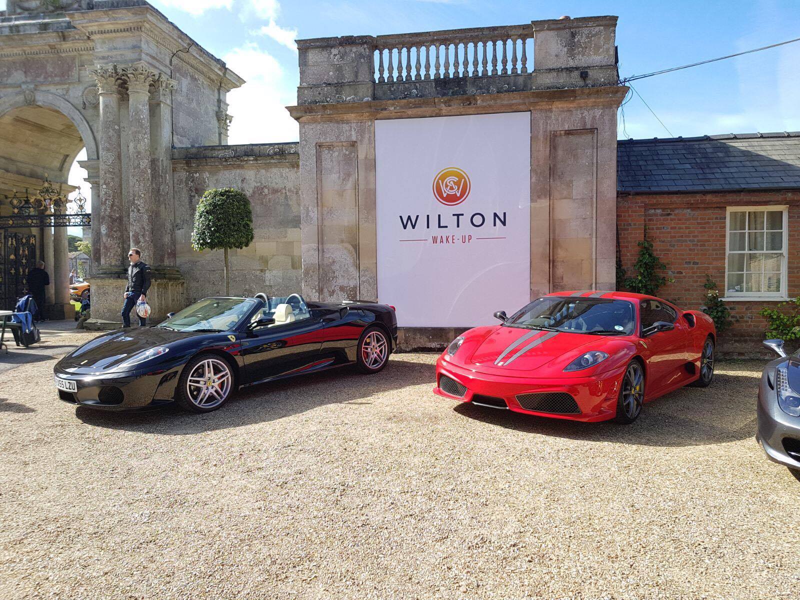 2 super cars parked up