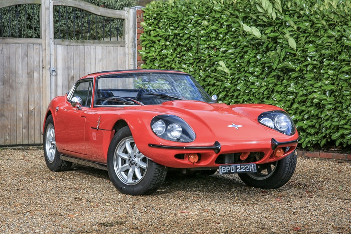 Red 1970 Marcos GT