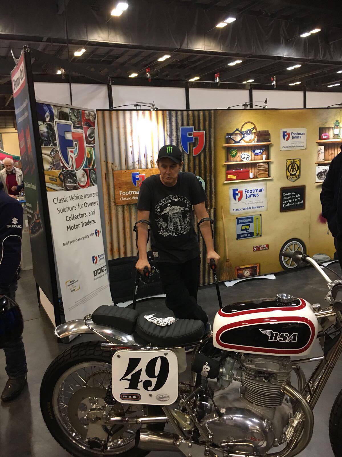 John McGuinness at Classic Bike Live