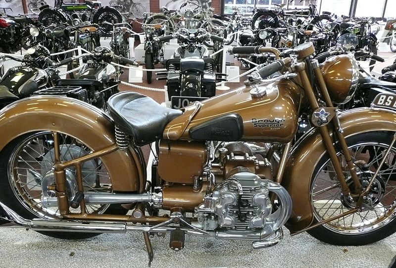 Classic bikes are on show in Port St Mary