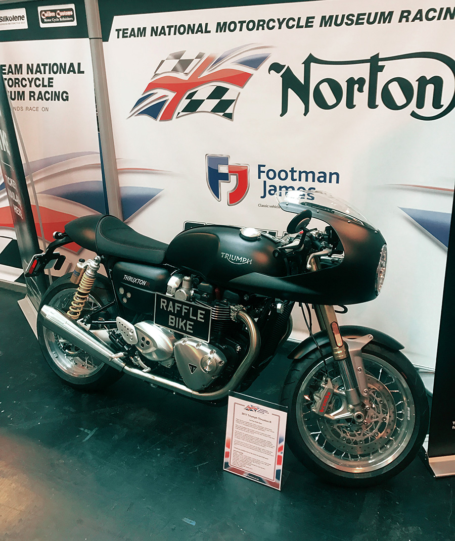 National Motorcycle museum stand