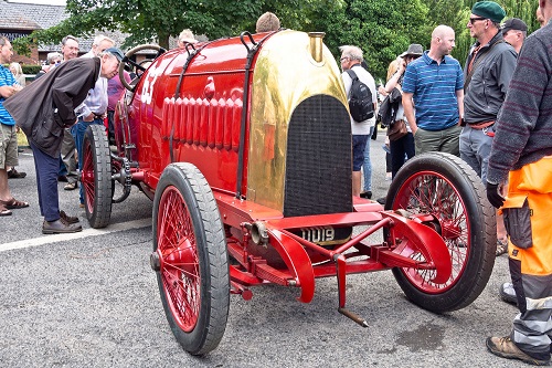 The flame spewing Beast of Turin proved to be a head turner