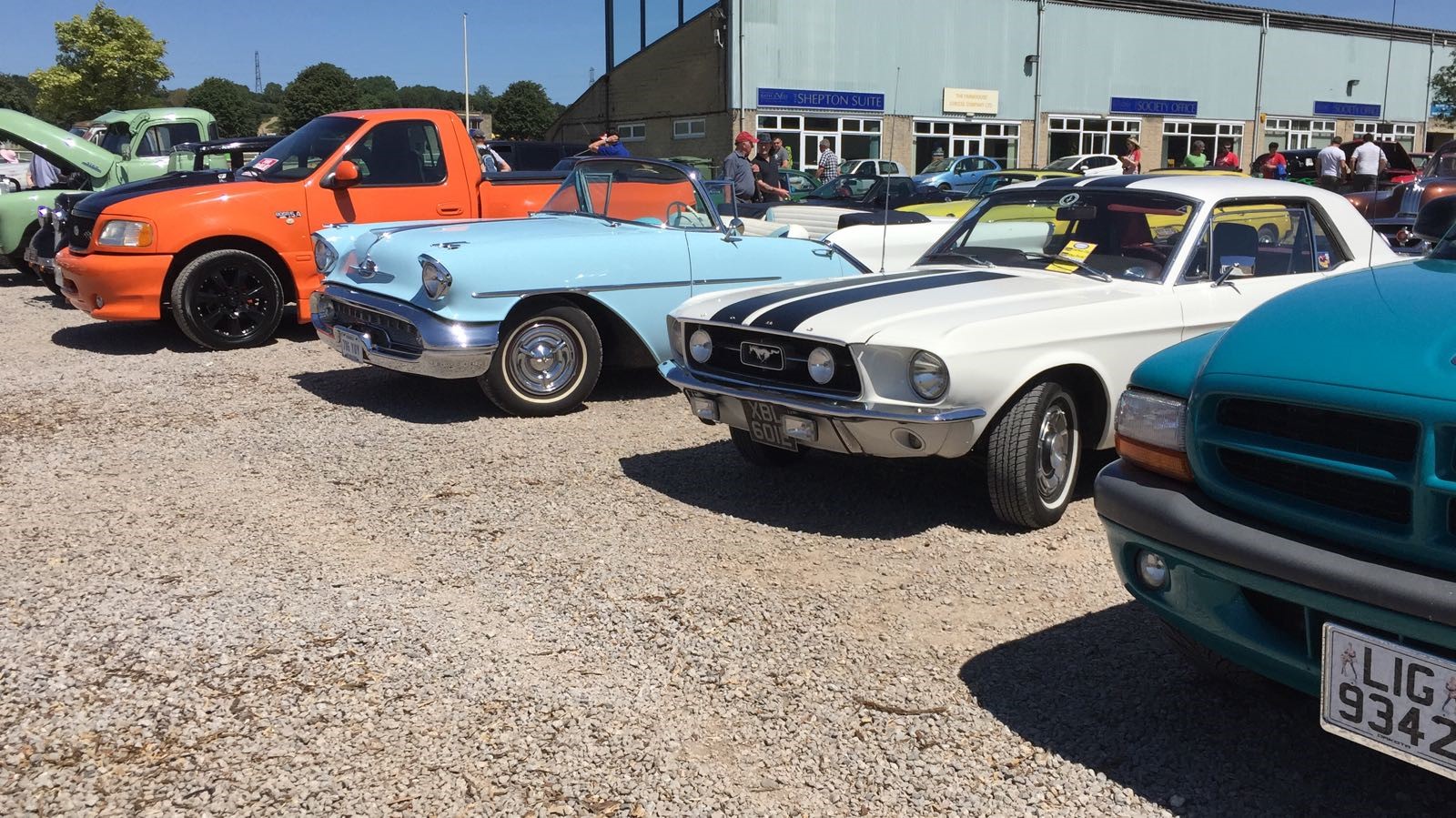 Classic car parked next to each other