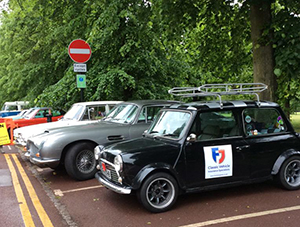 Miini Penny parked up and ready to take part in the London to Brighton Run!