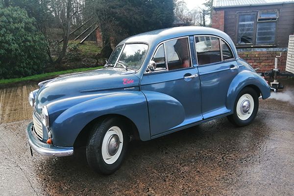 Elsie the 1955 4 door split screen saloon morris minor