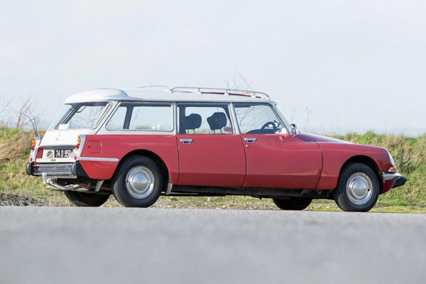 Red And White 1974 Citroen Ds23 Safari Estate Courtesy Silodrome