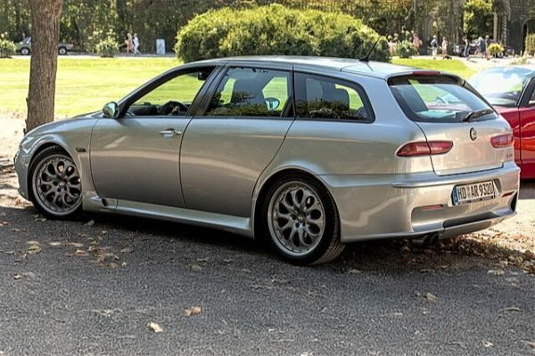 Silver 2002 to 2005 Alfa Romeo 156 Sportwagon