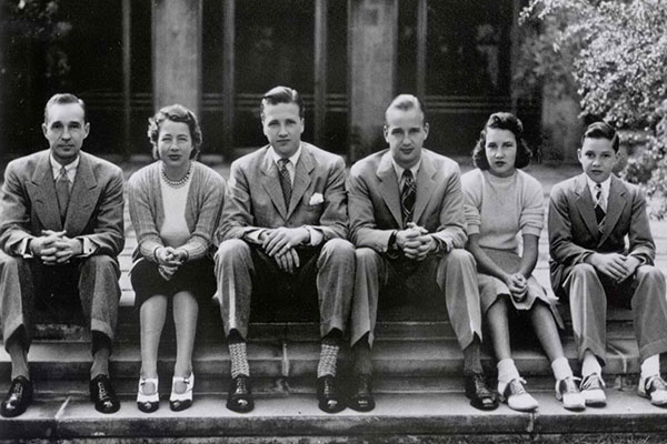 Edsel, Eleanor, Henry II, Benson, Josephine and William Clay. Source: Ford