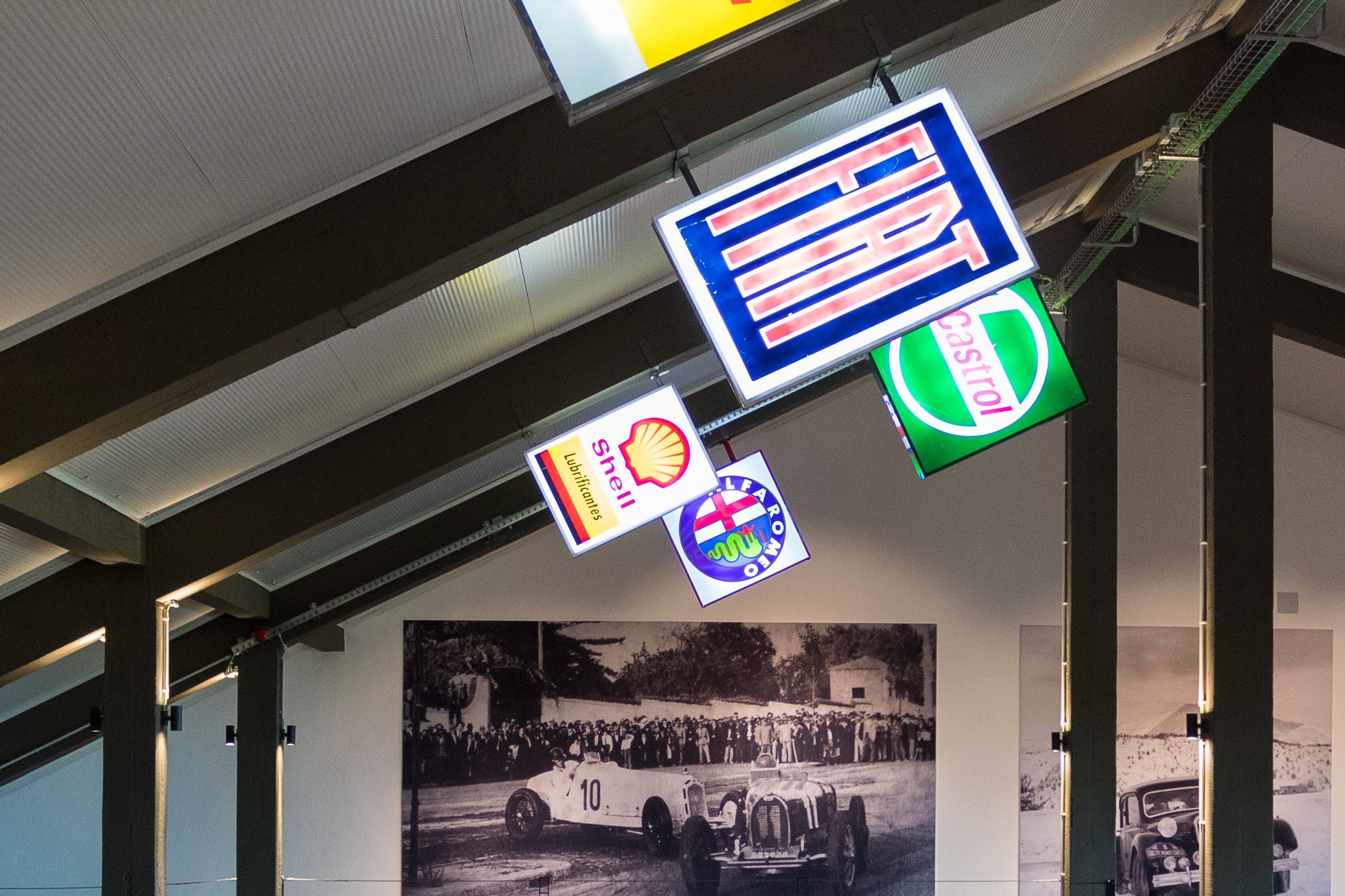 Vintage decorative car signs