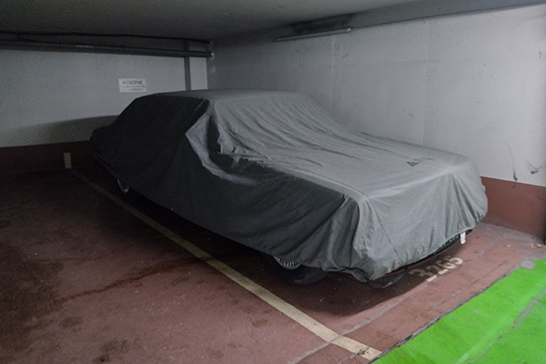 Covered Car In Car Park