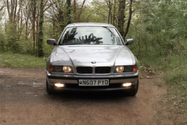Silver 1995 E38 BMW 750il