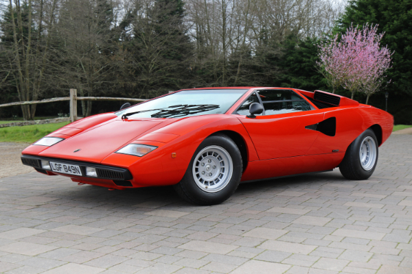 Red 1974 1990 Lamborghini Countach