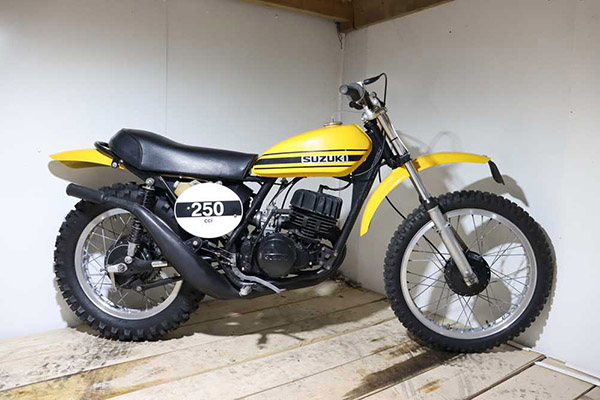 Yellow 1972 Suzuki Tm250j Courtesy Hand Auctions