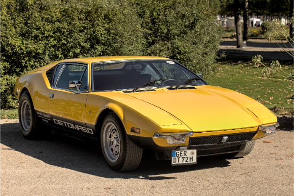 Yellow 1971 to 1992 De Tomaso Pantera