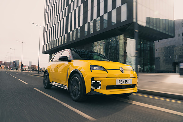 Yellow 2025 Renault 5 E Tech Electric