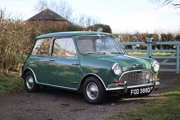 Almond green Austin Mini