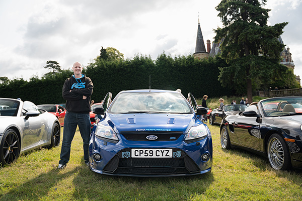 Clinton With His Blue 2010 2nd Gen Ford Focus RS