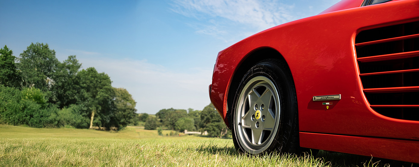 Red 1984 to 1996 Ferrari Testarossa