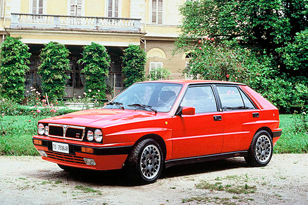 Primary Red 1990S Lancia Delta HF Integrale