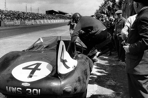 D-Type Jaguar at Le Mans