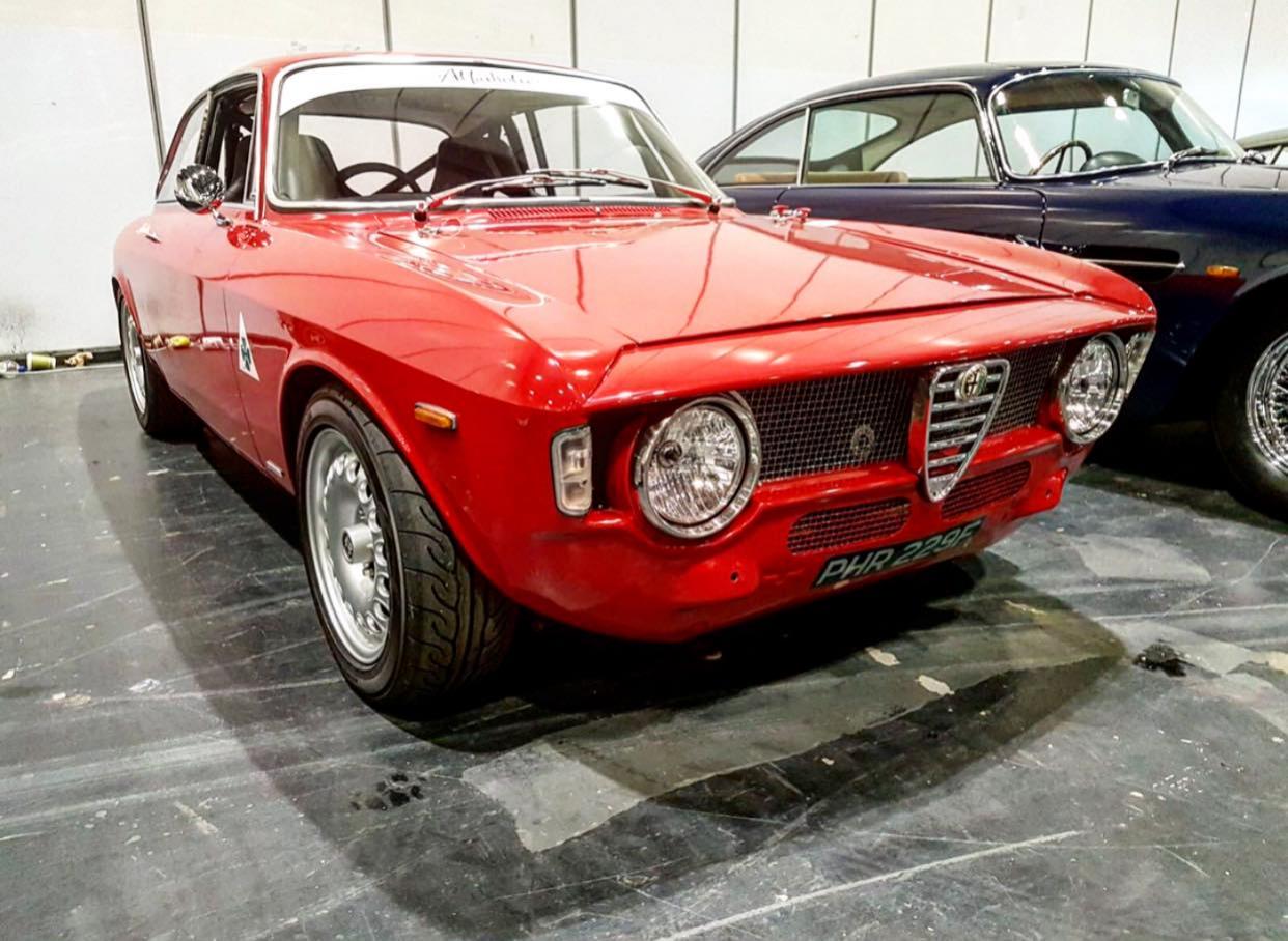 Red Alfa Romeo 105 Series Coupe