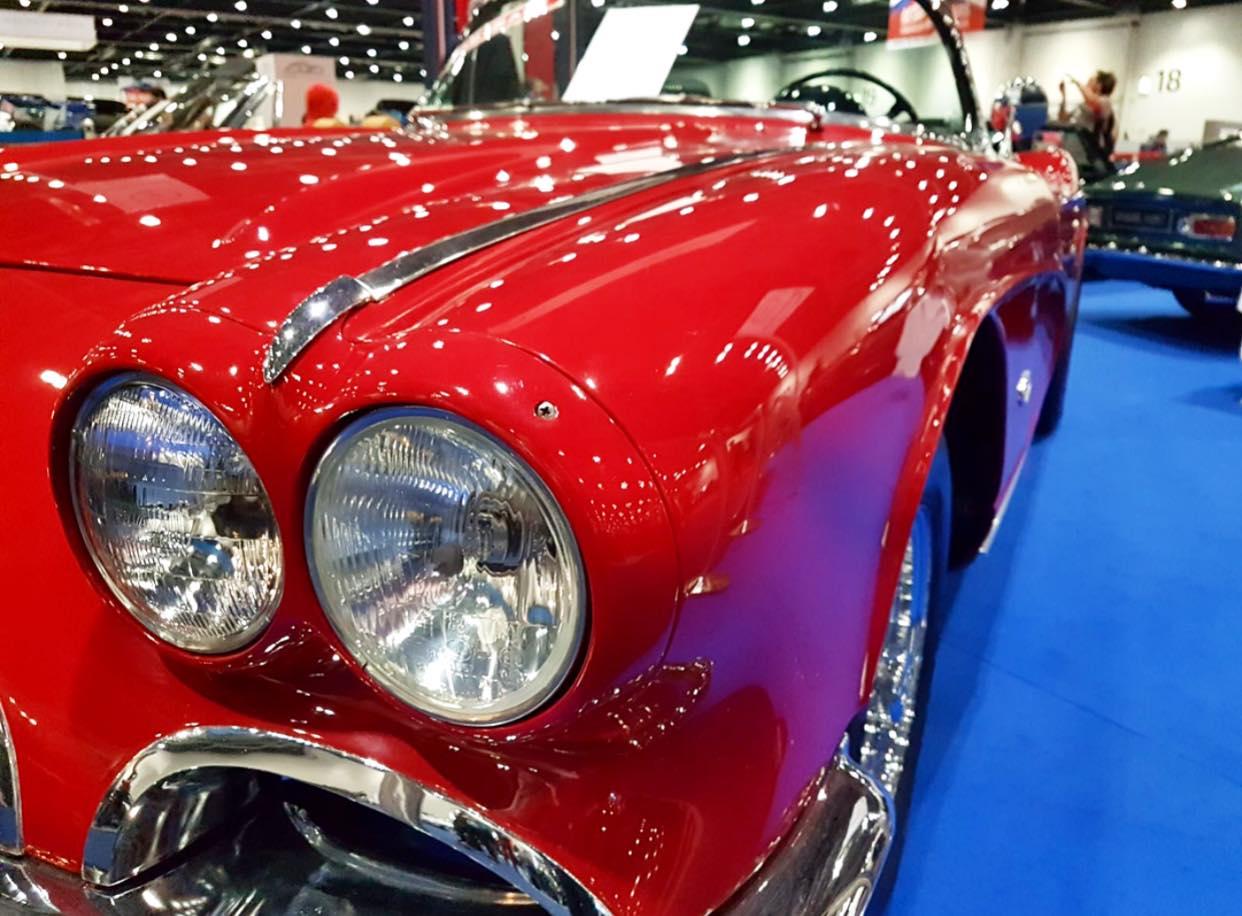 Classic car close up