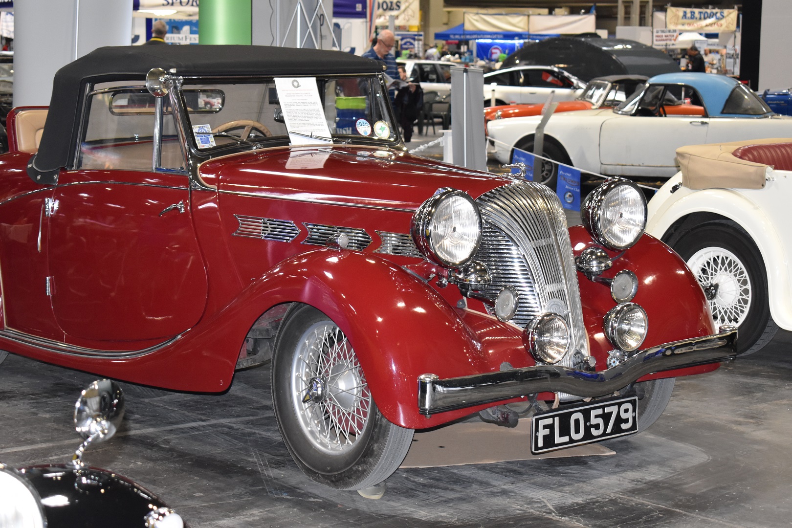 A stunning red Triumph