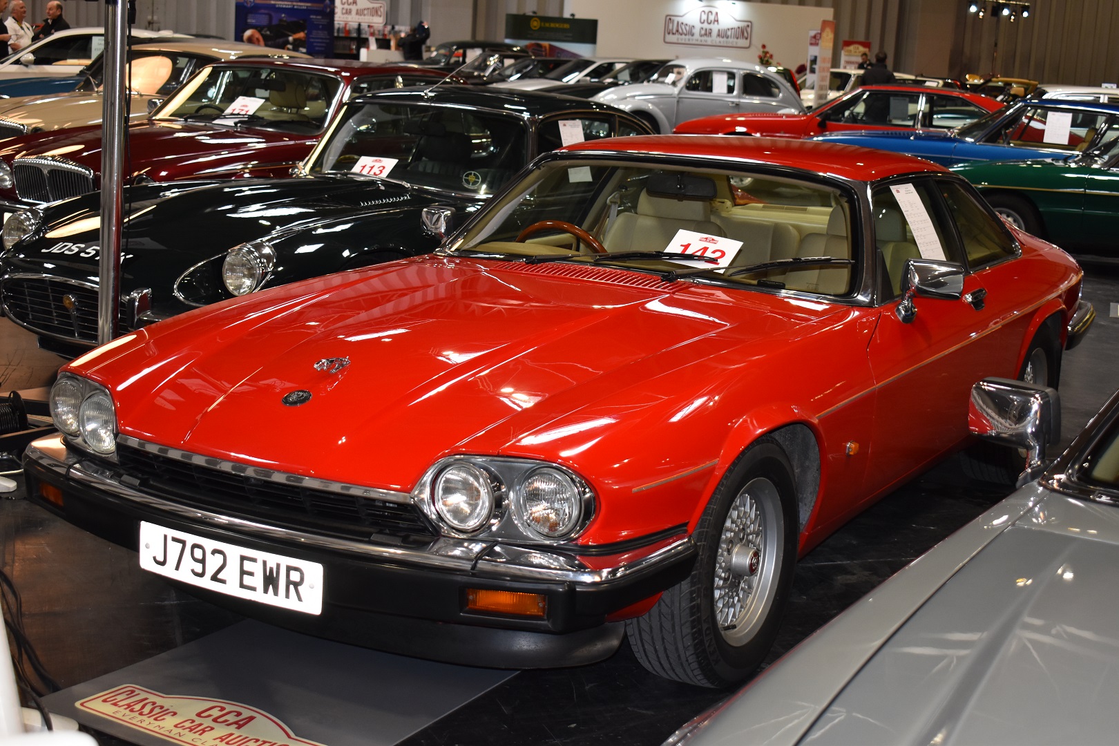 Red Jaguar XJS