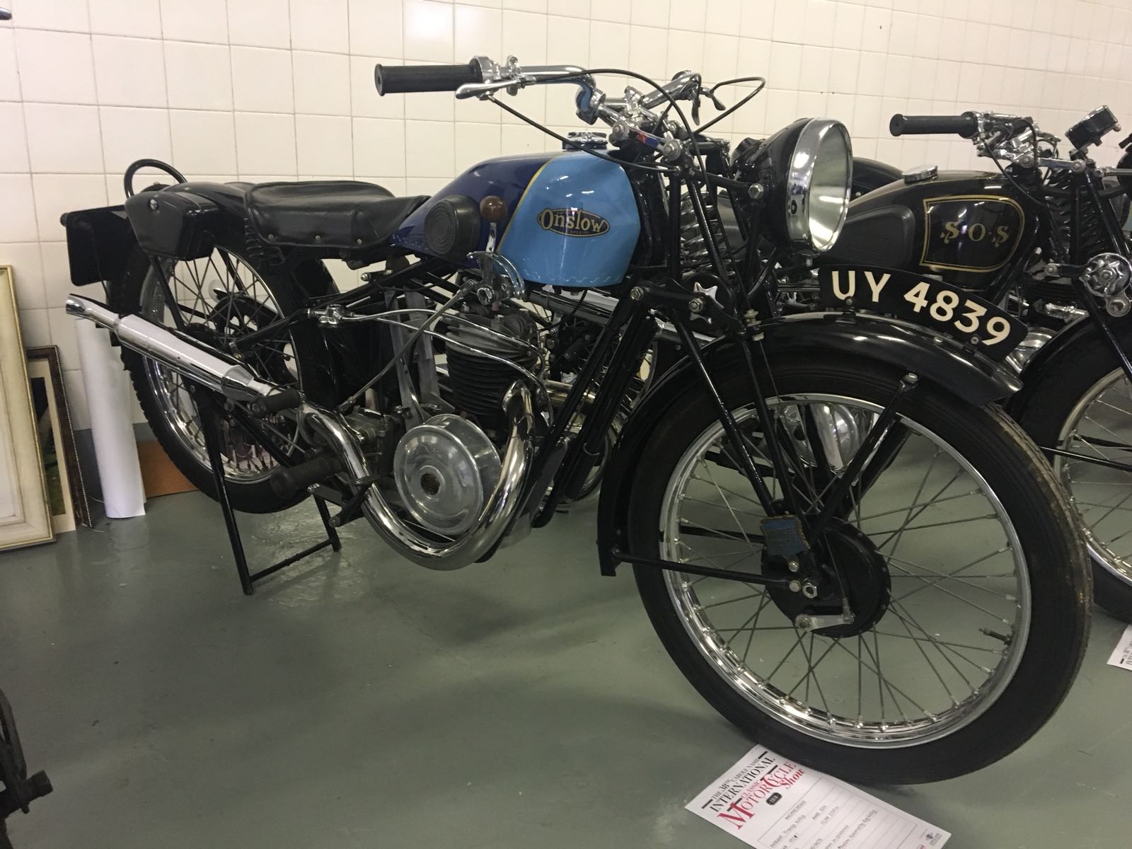 1927 SOS 250cc used by Len Vale Onslow
