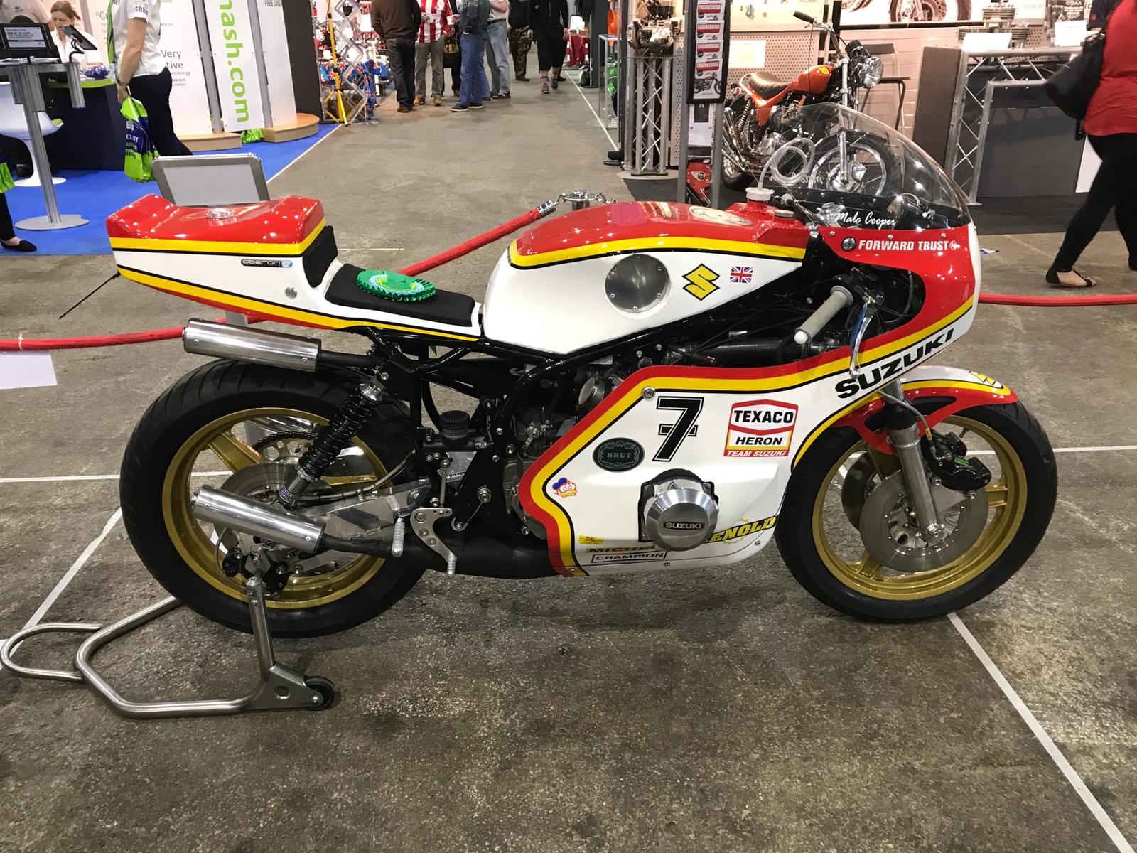 1974 Suzuki TR750 - replica of Barry Sheen's 1st world championship winning bike