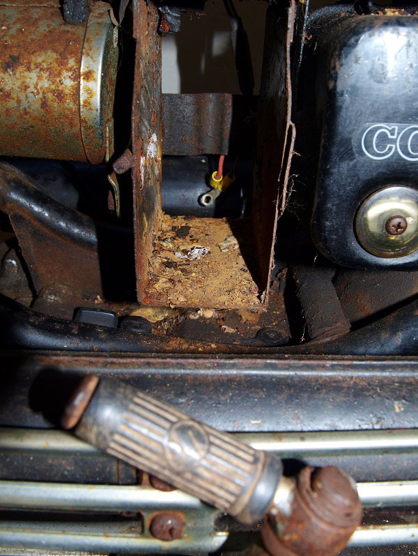 Corrosion of engine