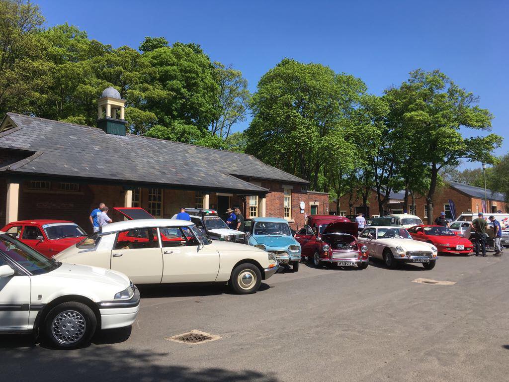 Sunshine and classic cars