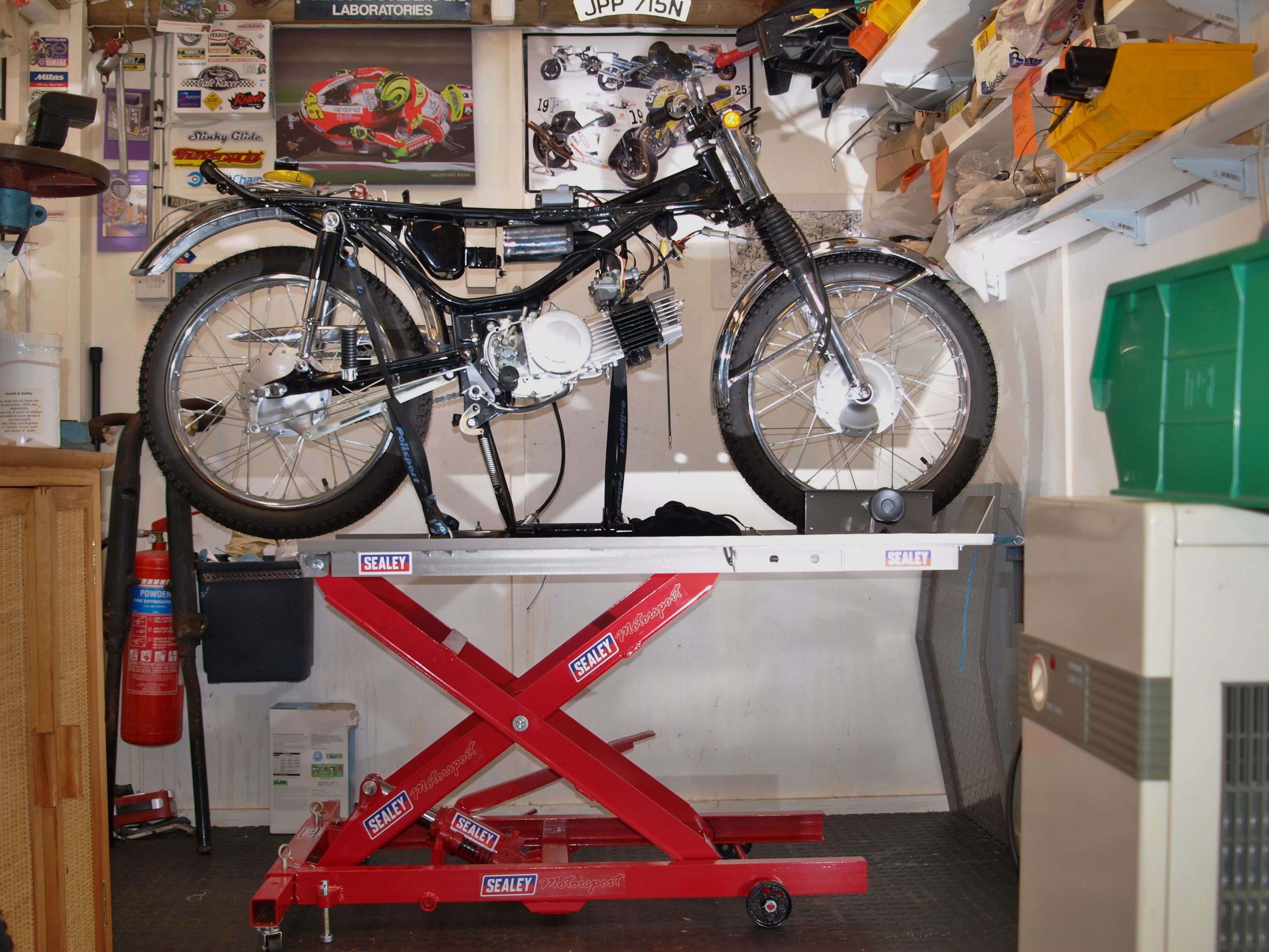 Motorcycle on sale engine lift