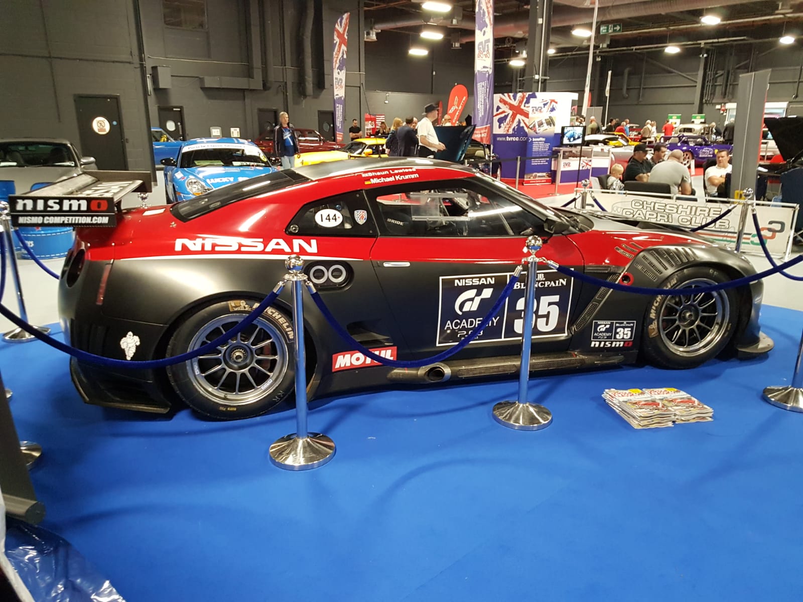 Nissan GT1 on the FJ stand