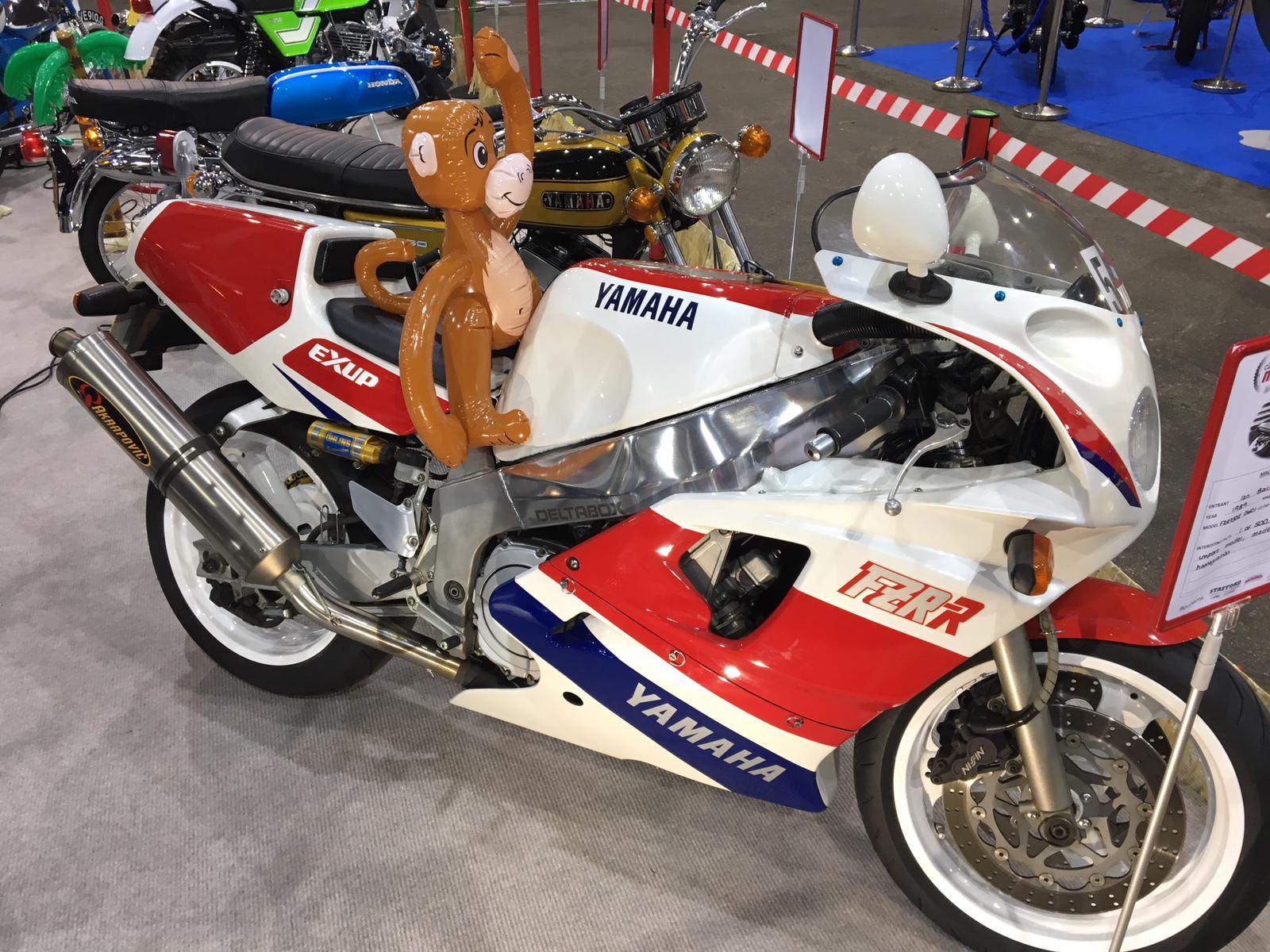 Yamaha driven by a monkey!