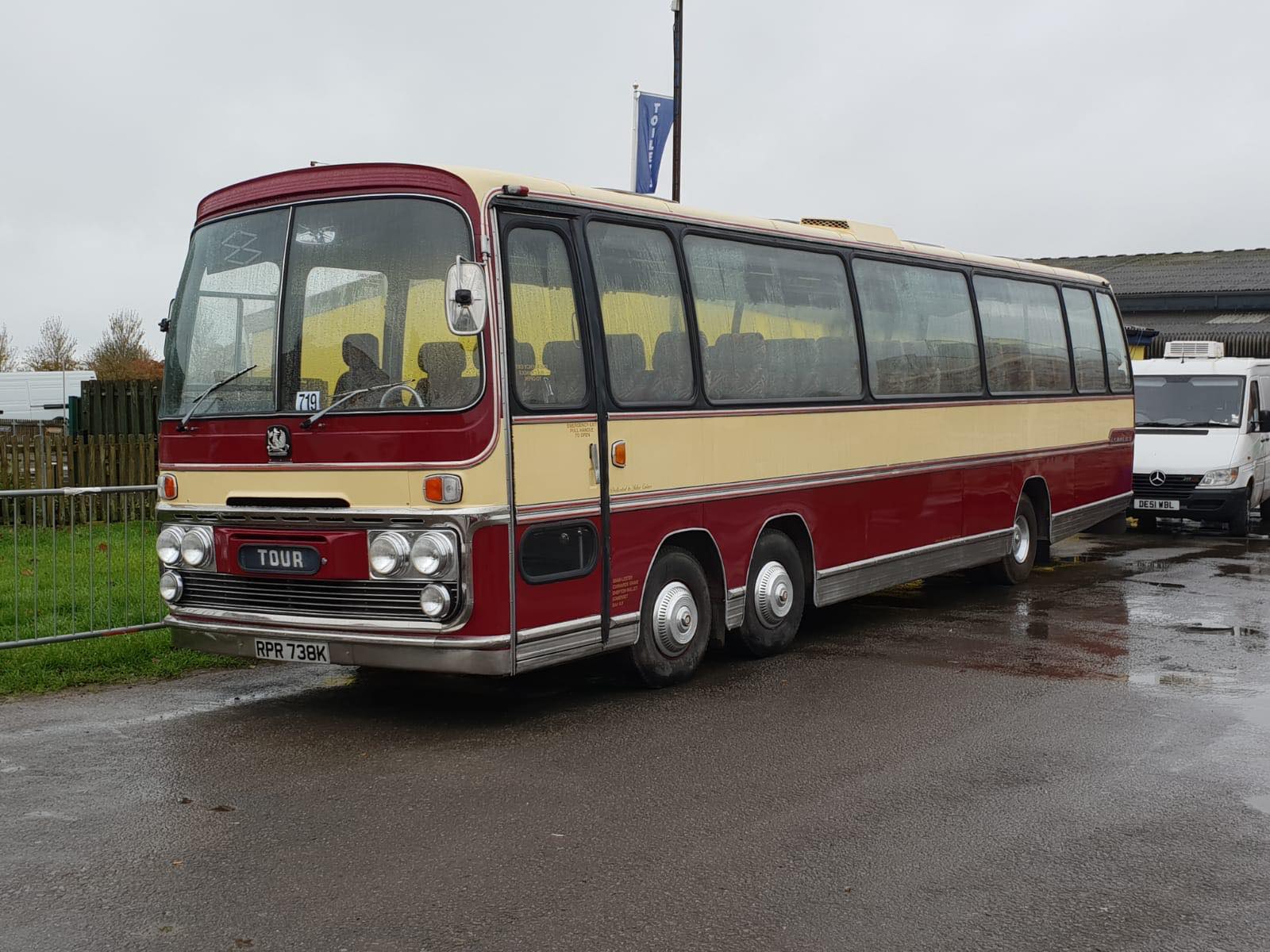 Even classic buses could be found at the show