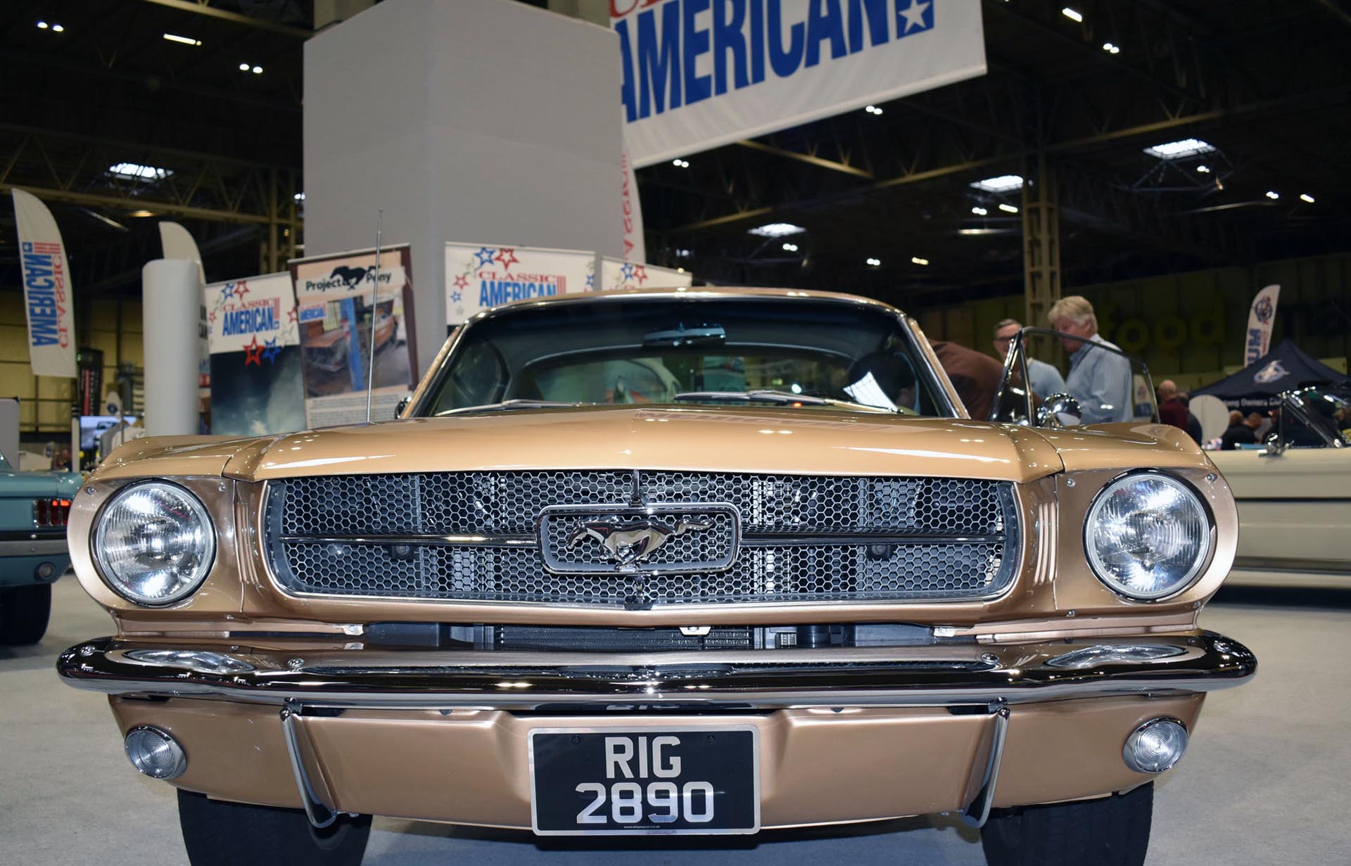 1965 Gold Ford Mustang