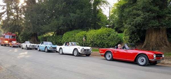 Triumphs on their way to the prom