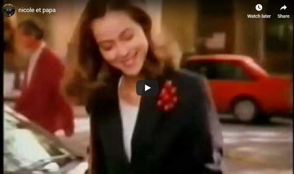 Screen shot of Renault advert