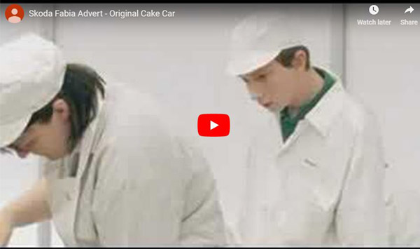 Screenshot of Skoda advert