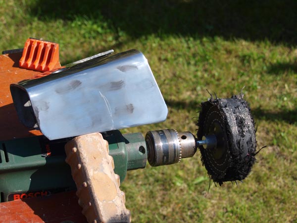 Alloy and brick sitting on workbench