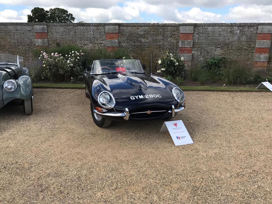 Blue Jaguar E-Type