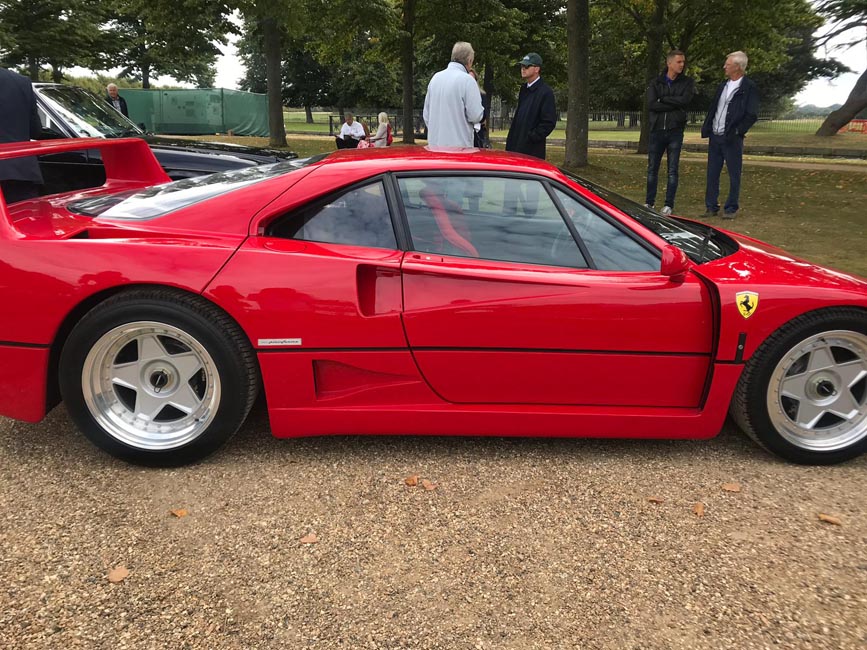 Side of Red Ferrari