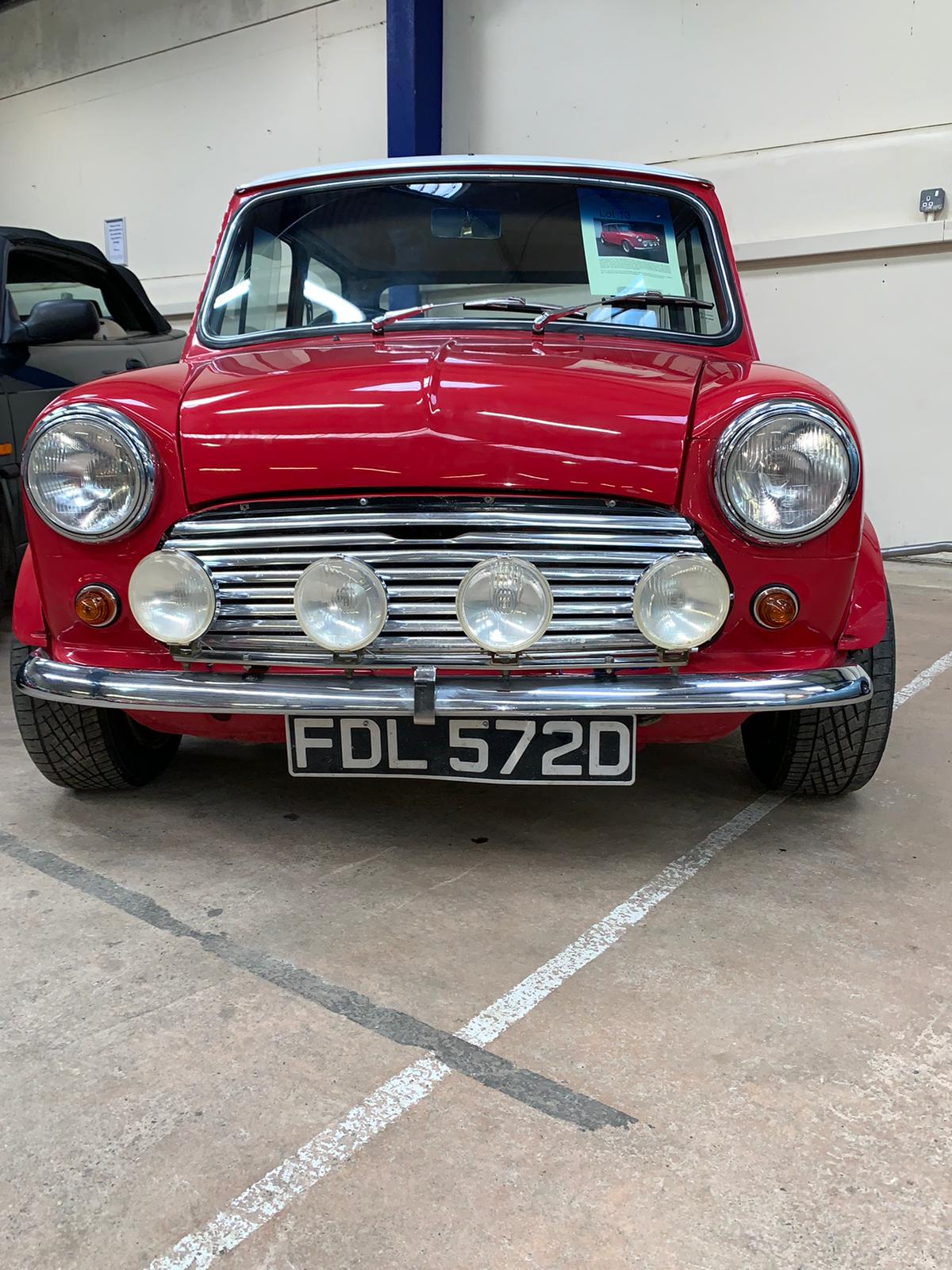 1966 Red Morris Mini